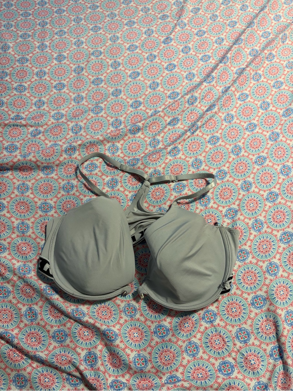 RBX Light Gray Padded Bikini Top